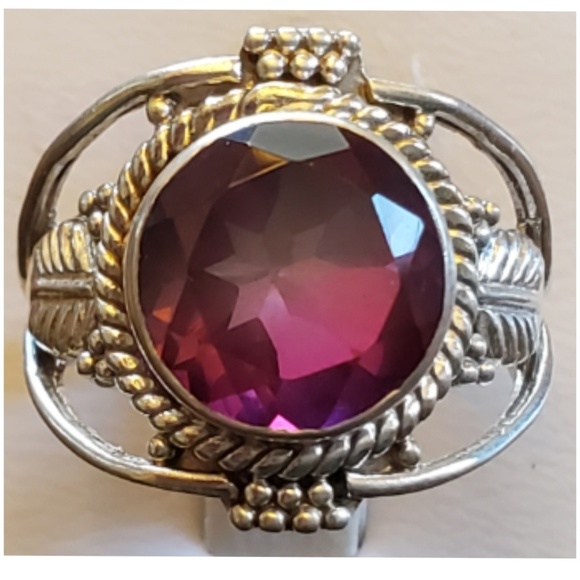 Jewelry - 4ct Bi-color Tourmaline Ring Size 5